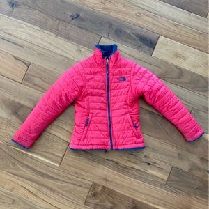 Reversible girls winter coat